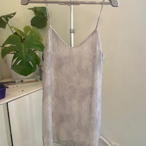 Topshop Honey Punch animal print tank slip dress